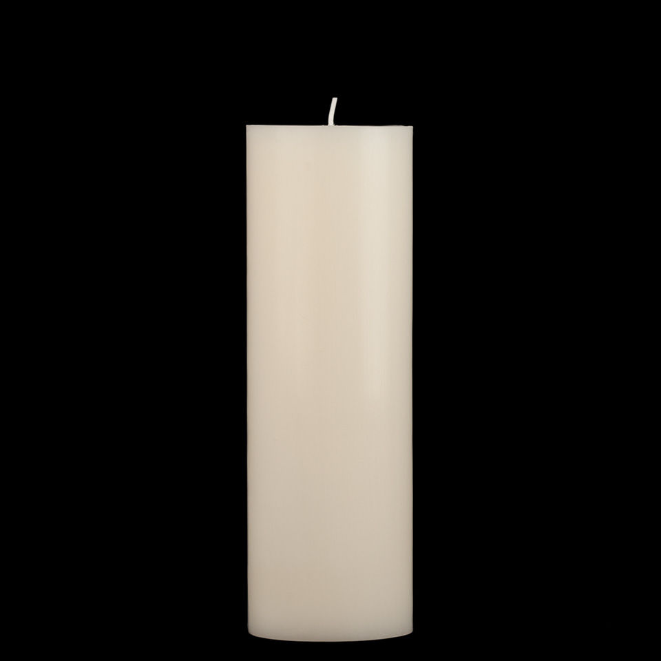 3x9 Ivory Pillar Candle