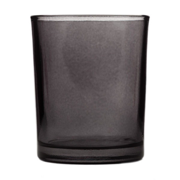 Black Glass Votive Candle Holder