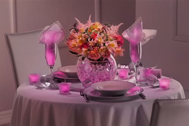 Purple Wedding Centerpieces