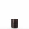 3x4 Black Pillar Candle