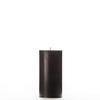 3x6 Black Pillar Candle