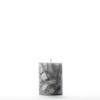 3x4 Black Chunky Pillar Candle