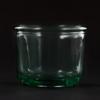 Spanish Green Round Cylinder Glass Candle Holder
