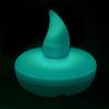 Flickering Teal Floating LED Light