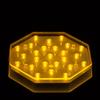 6 Inch Octagon Amber Light Base