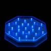 6 Inch Octagon Blue Light Base