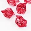Red Acrylic Crushed Ice Decorative Gems