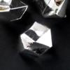 Metallic Silver Acrylic Crushed Ice Decorative Gems