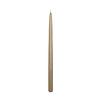 15 inch Metallic Gold Taper Candle