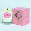 Ergo Soy Candle Paris Collection- 7Oz Candle Clear Glass- Creme Brulee
