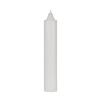 9 Inch Domed White Jumbo Pillar Candle- Bell Top