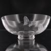 10 Inch Wide Mouth Butterfly Floater Bowl - Buttelfly Etched Into Bowl