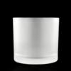 Frosted White Glass Cup