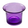 Flared Tealight Glass Cup - Purple Glass