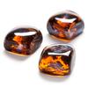 Square Cube Glass Decorative Gems - Brown